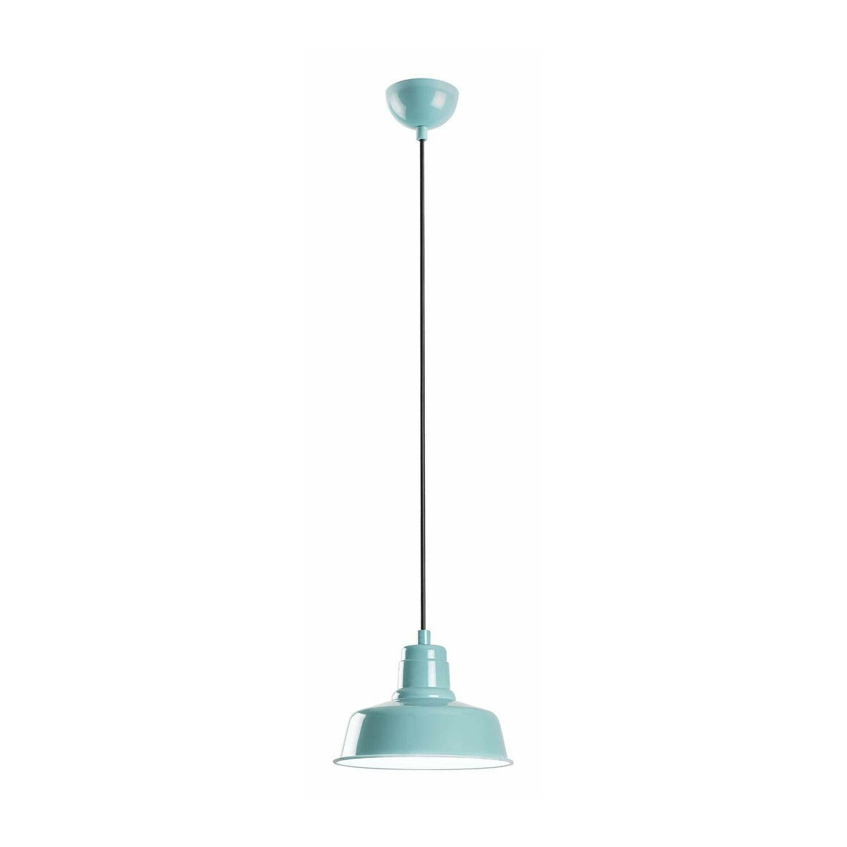 Lustra MEMATI, turcoaz, metal, 19x21-108 cm