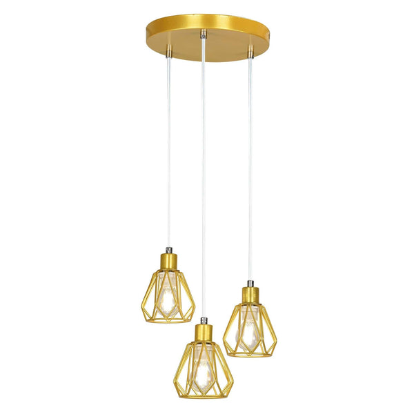 Lustra OKIRA TIP 1, auriu, metal, 22x22x115 cm