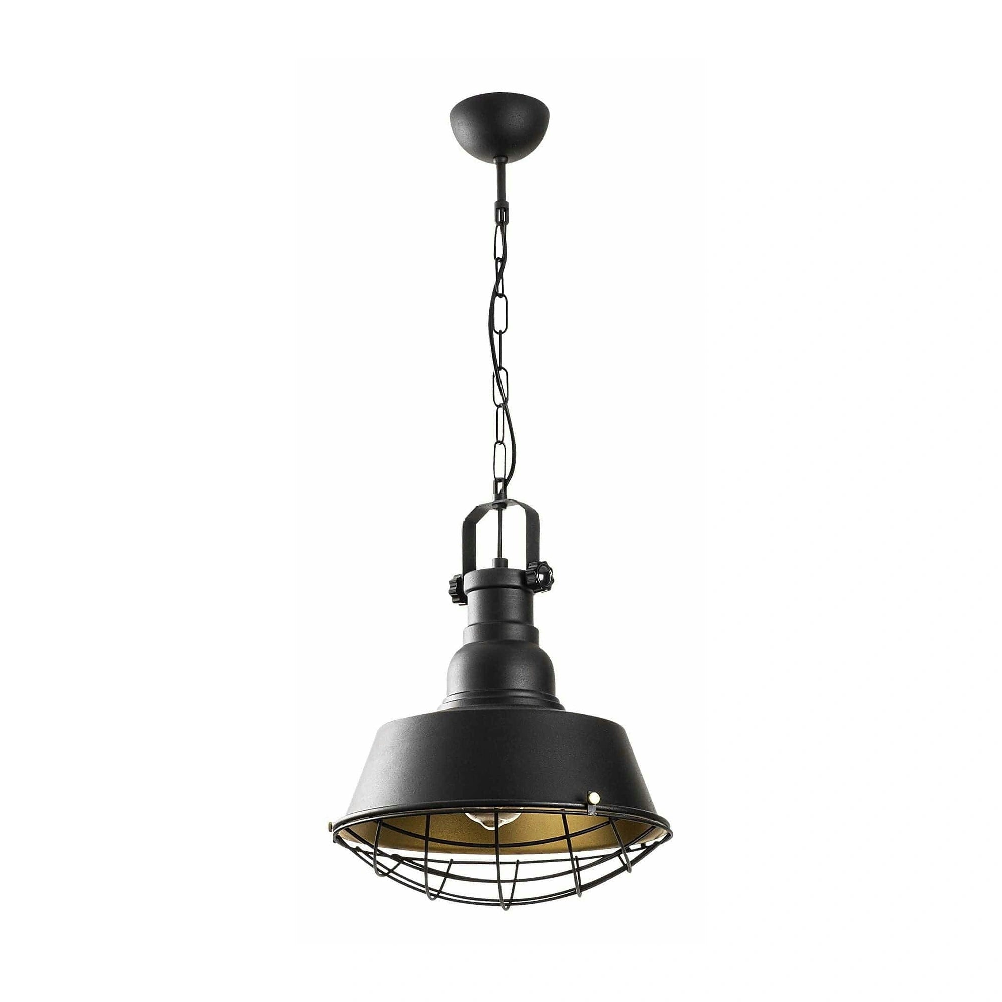 Lustra SAGLAM 3716, negru, metal, 30x30-86 cm