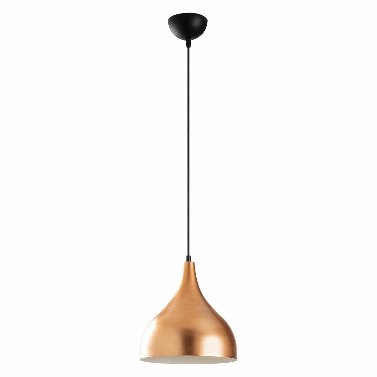 Lustra SAGLAM 3726, negru/cupru, metal, 26x40-126 cm