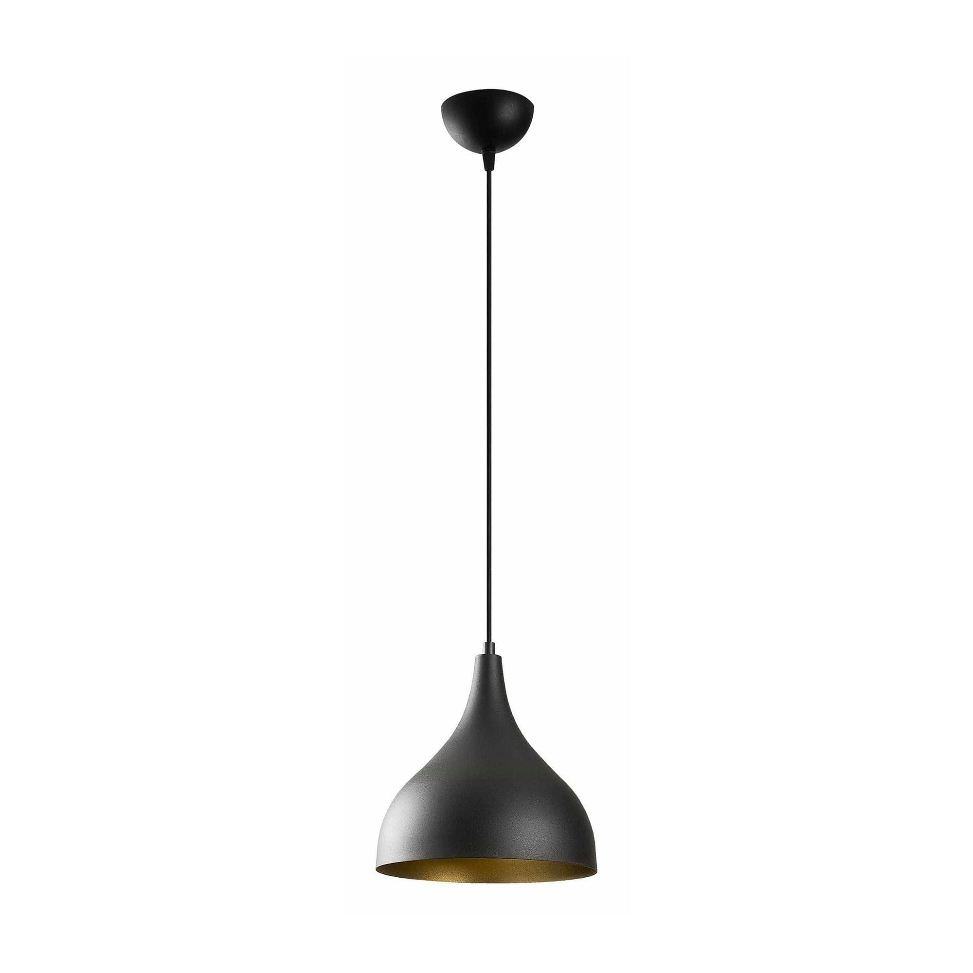 Lustra SAGLAM 3760, negru, metal, 26x40-126 cm