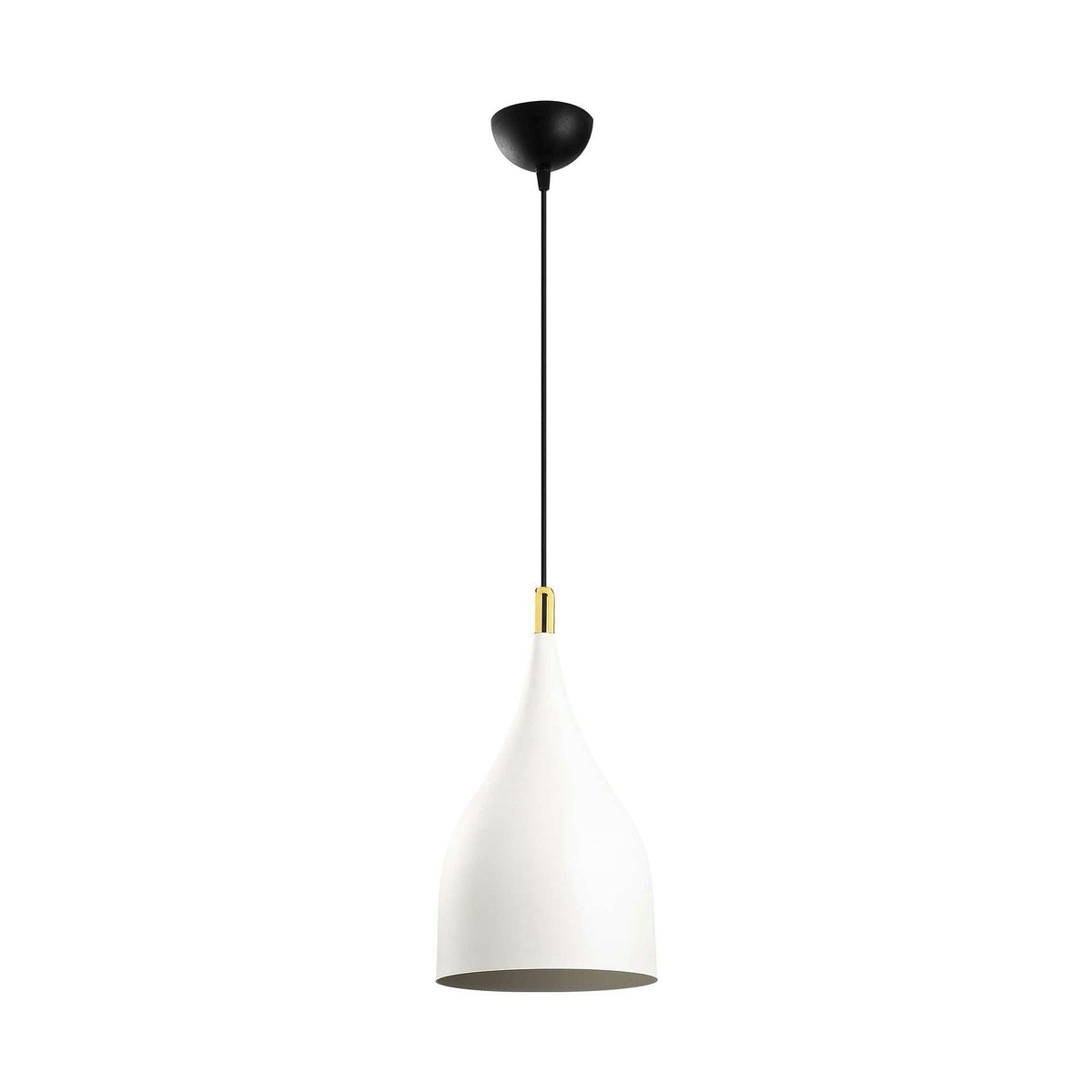 Lustra SAGLAM 3771, alb/negru, metal, 25x51-137 cm