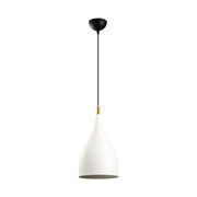 Lustra SAGLAM 3771, alb/negru, metal, 25x51-137 cm