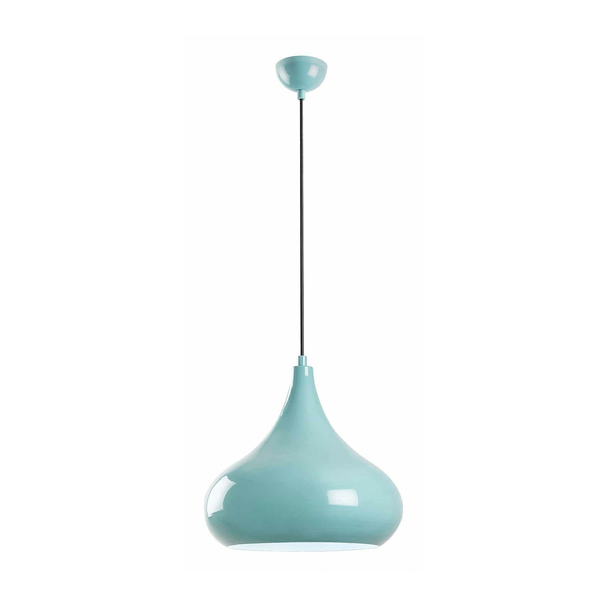 Lustra SAGLAM 3774, turcoaz, metal, 30x35-126 cm