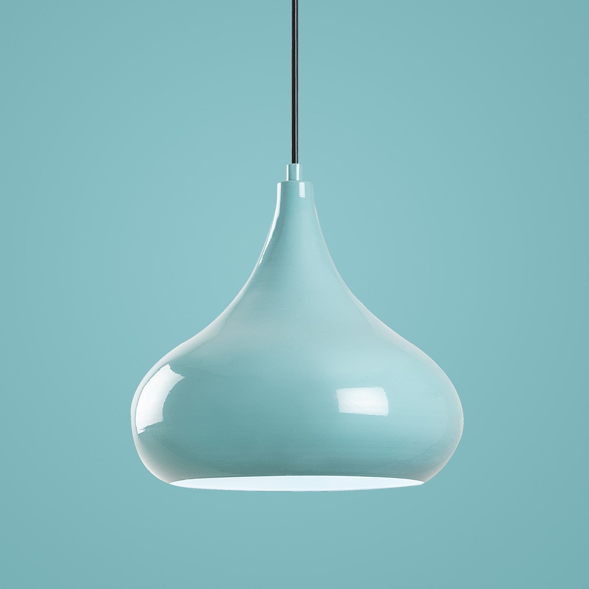 Lustra SAGLAM 3774, turcoaz, metal, 30x35-126 cm