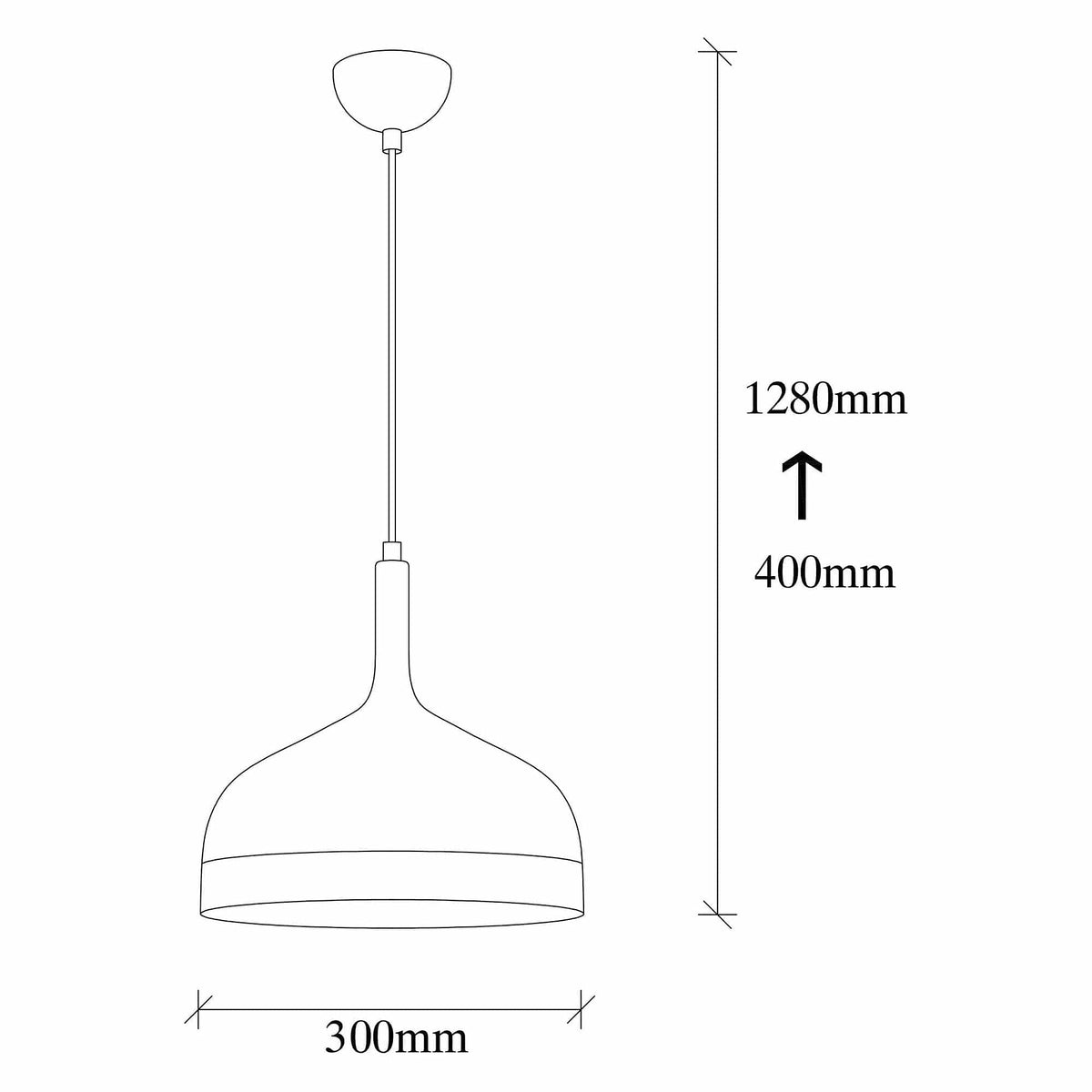 Lustra SIVANI MR-826, negru/auriu, metal, 30x40-128 cm