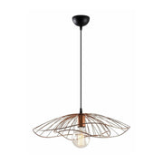 Lustra TEL 6501, metal, auriu-rose, 50x111 cm