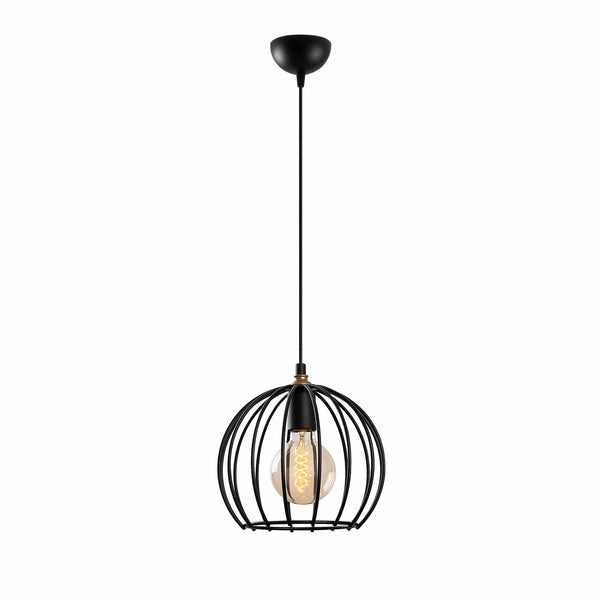 Lustra TELTRIO 11150, negru, metal, 25x36-116 cm