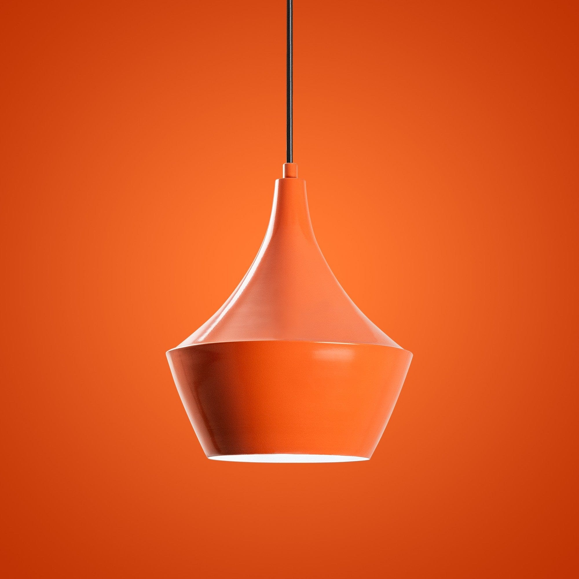 Lustra TOM, portocaliu, metal, 23x37-130 cm