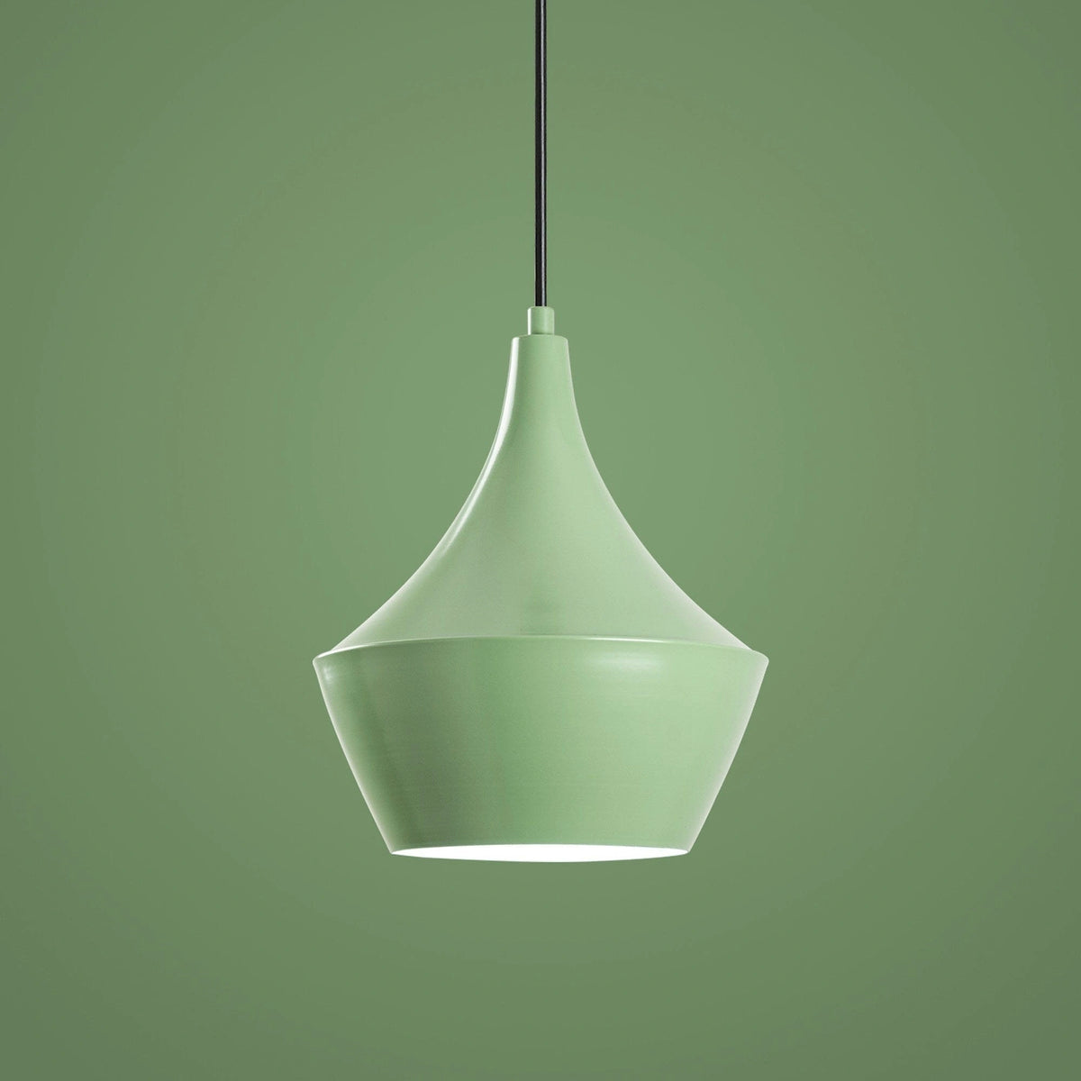 Lustra TOM, verde menta, metal, 23x37-130 cm