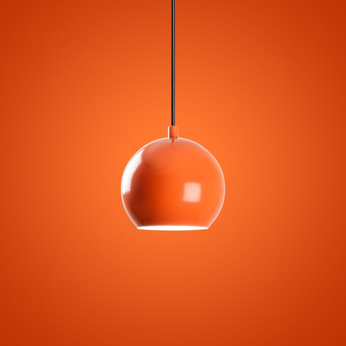 Lustra TOP, portocaliu, metal, 15x20-111 cm