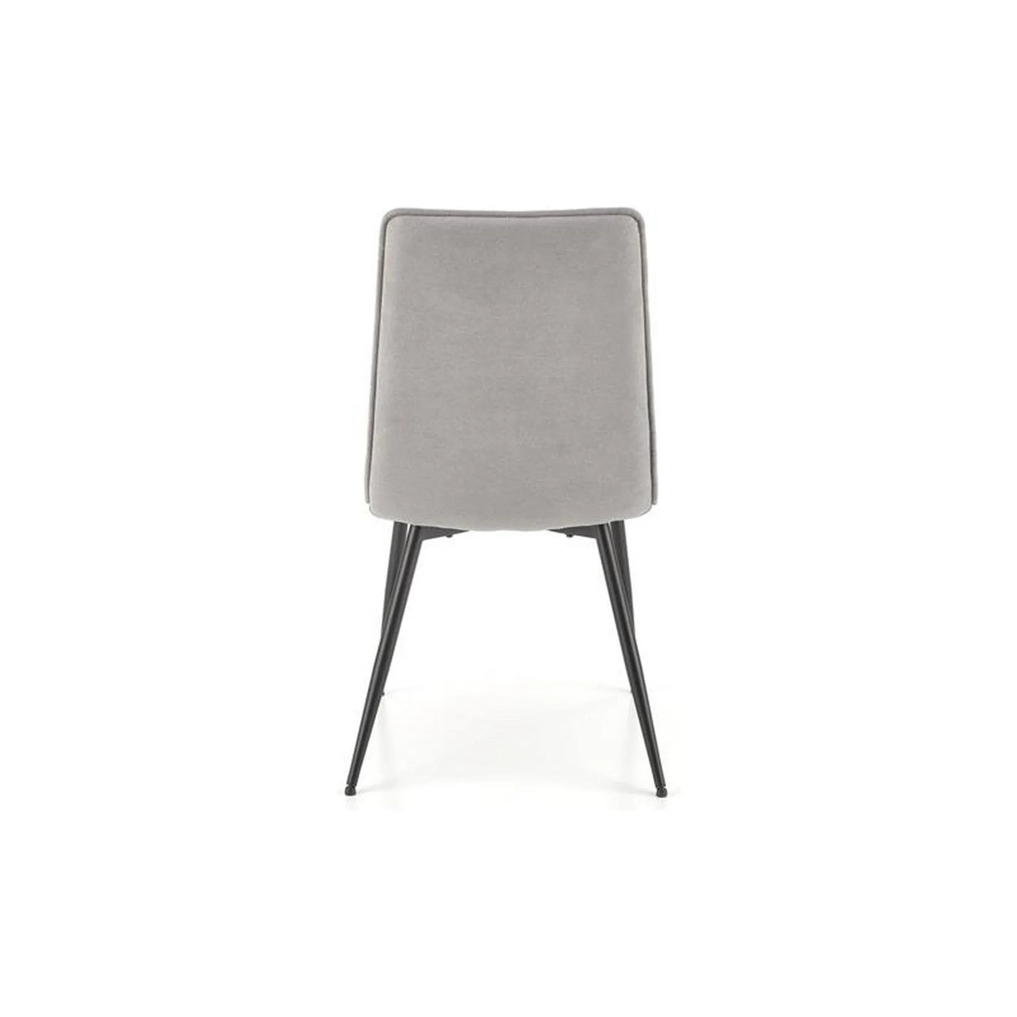 Scaun K493, gri/negru, stofa clasica/metal, 47x60x92 cm