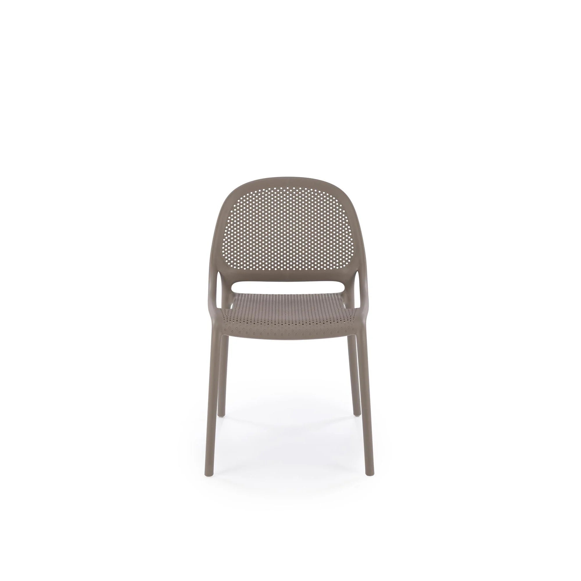 Scaun de gradina K532, grej, polipropilena, 50x56x80 cm