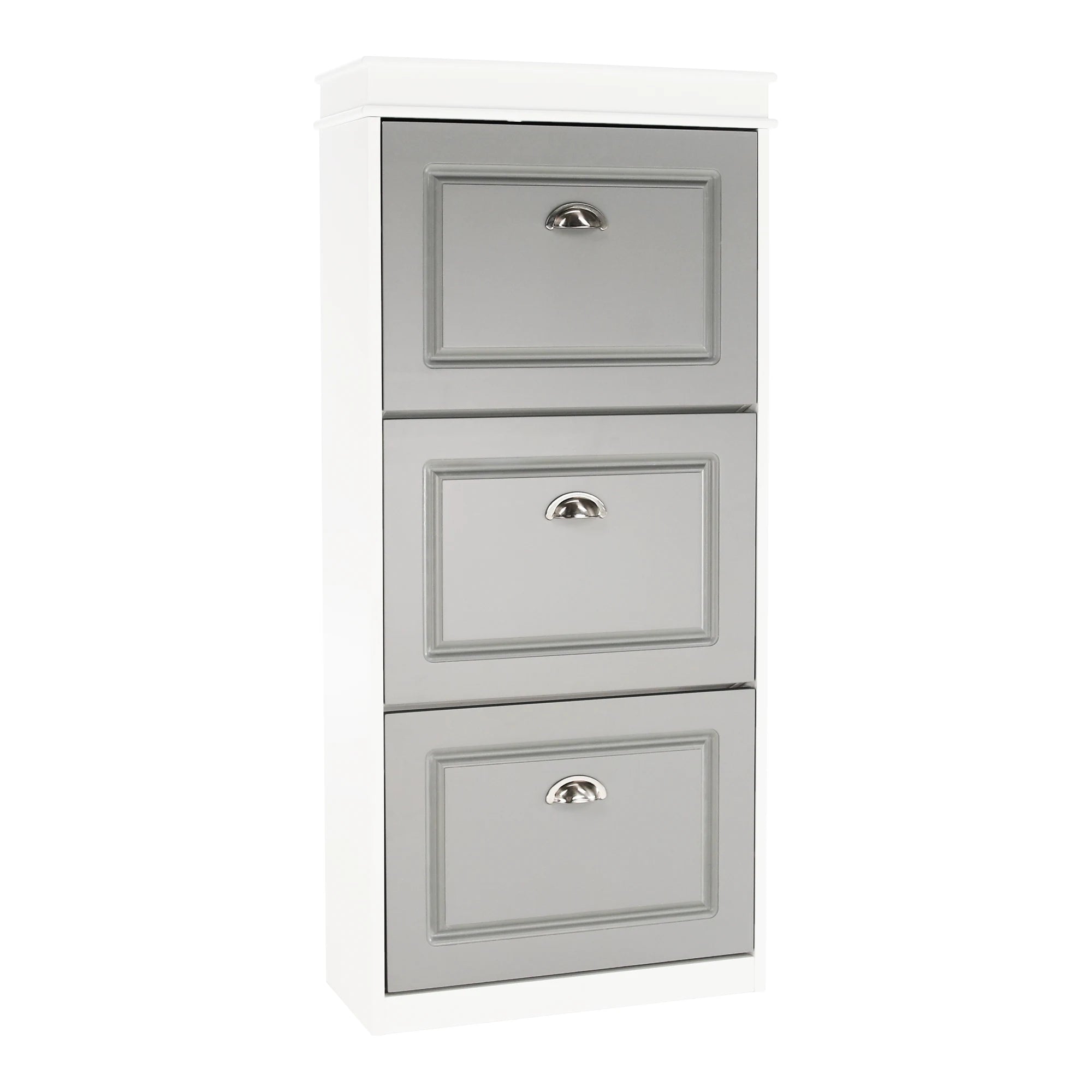 Pantofar SEBER TYP 2, gri/alb, PAL, 53.5x24x117 cm