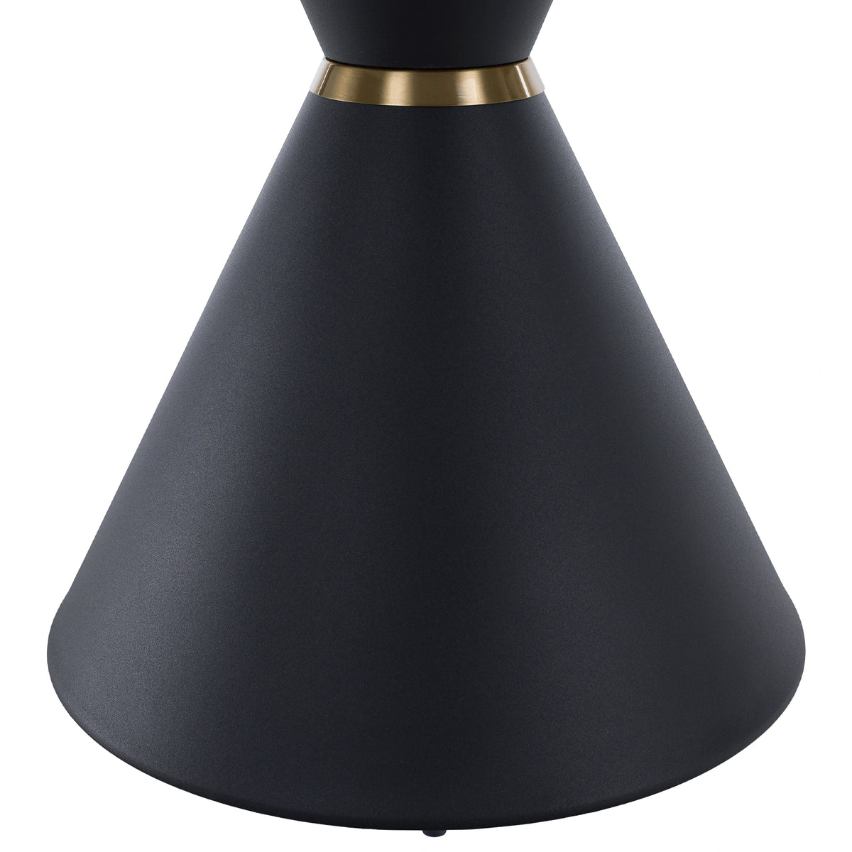 Set 2 masute cafea MABUZ NEW, alb cu efect de marmura/negru, piatra/metal