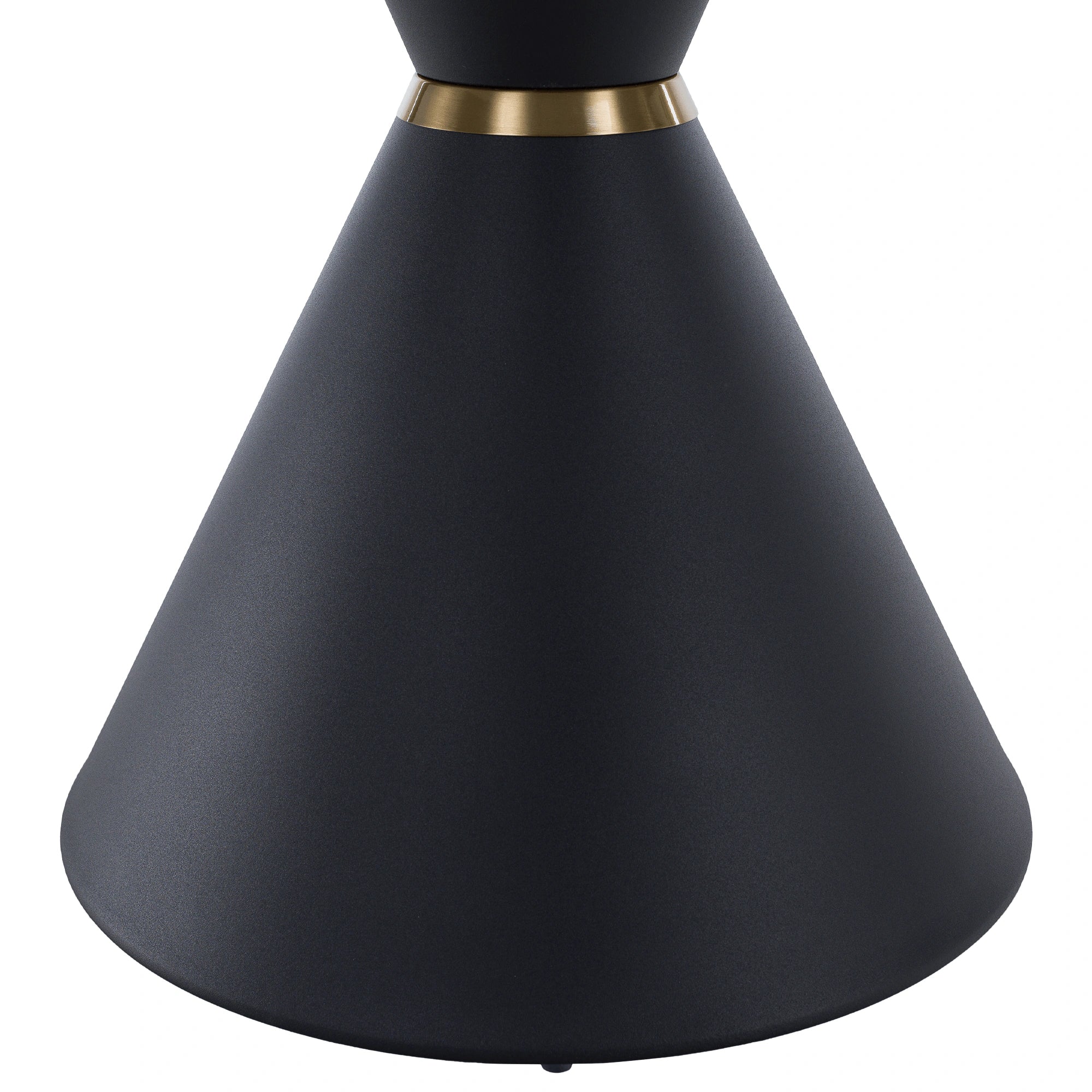 Set 2 masute cafea MABUZ NEW, alb cu efect de marmura/negru, piatra/metal