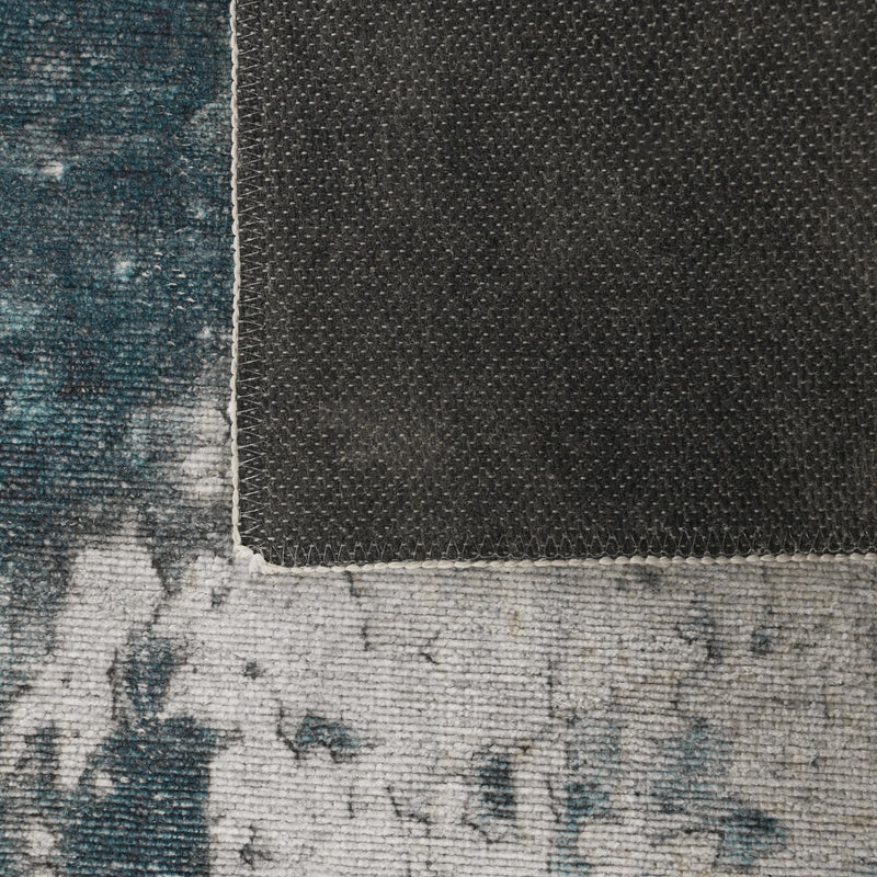 Covor MARION TYP 1, living, 160x230 cm, albastru/gri/galben