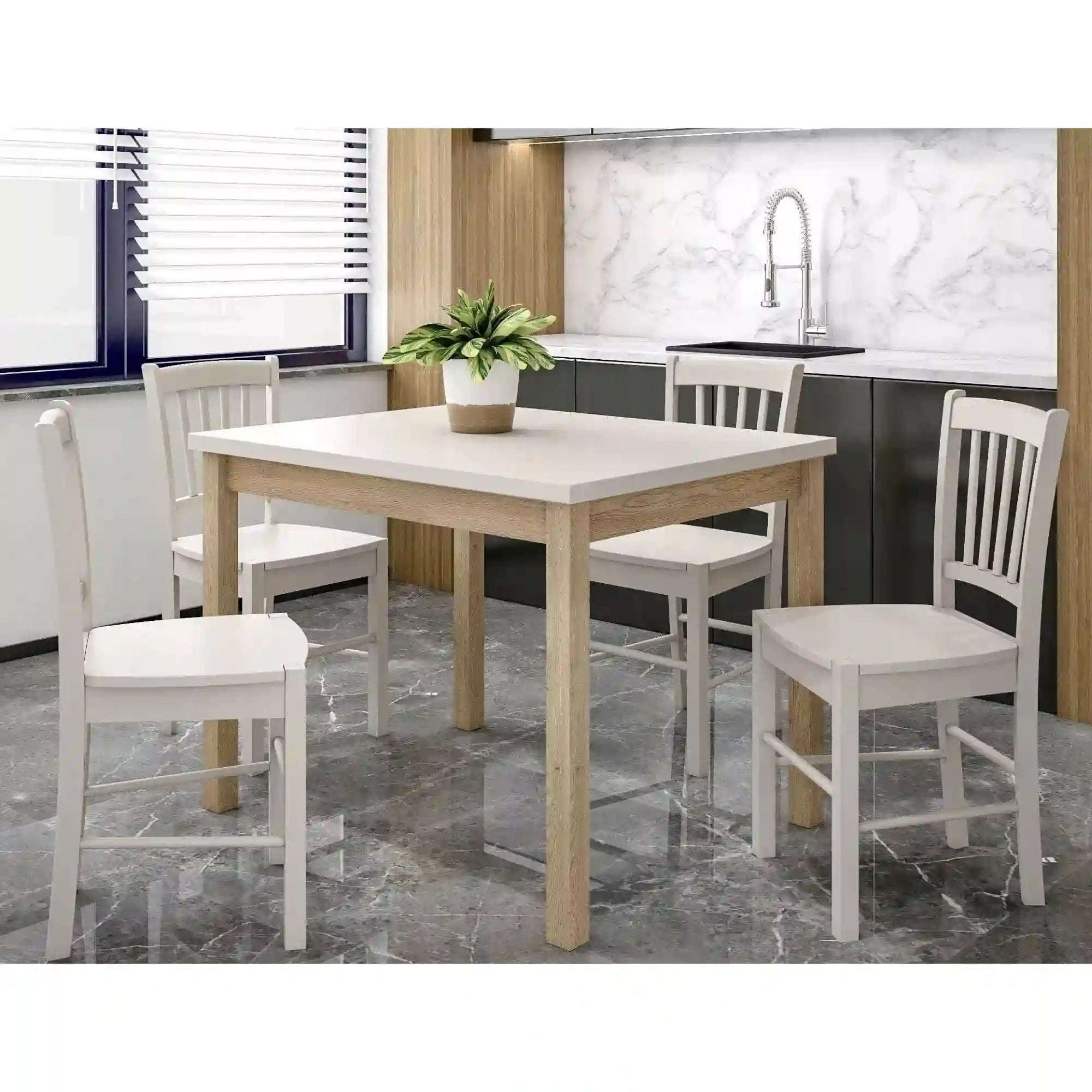 Masa ADAM, casmir/stejar, 120x68x75 cm