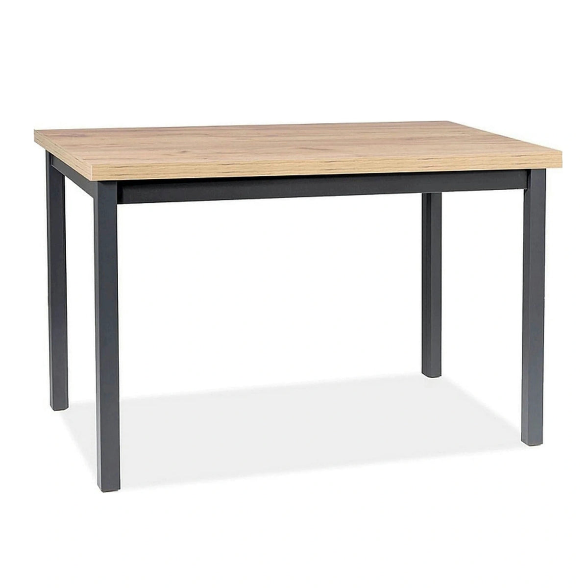 Masa ADAM, stejar artisan/negru, 120x68x75 cm