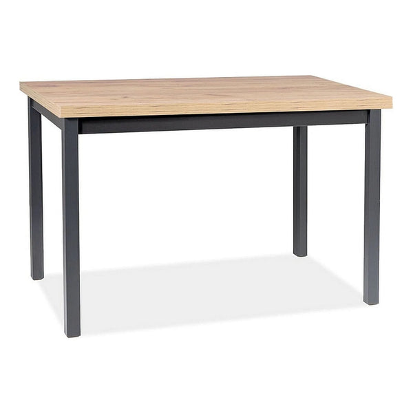 Masa ADAM, stejar artisan/negru, 120x68x75 cm