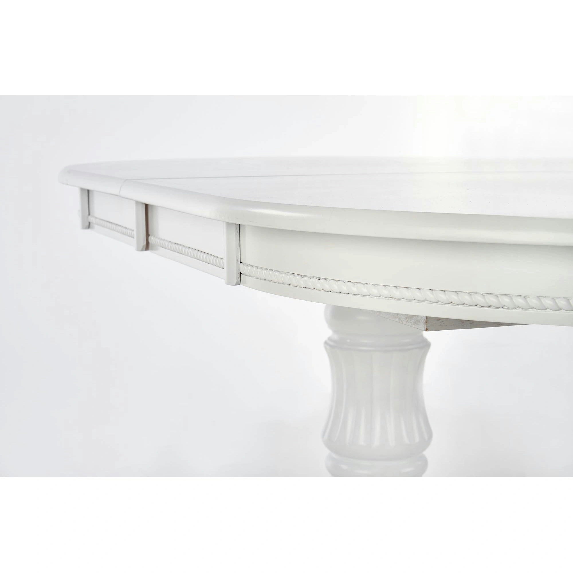 Masa alba vintage JOSEPH, 150/190x90x77 cm