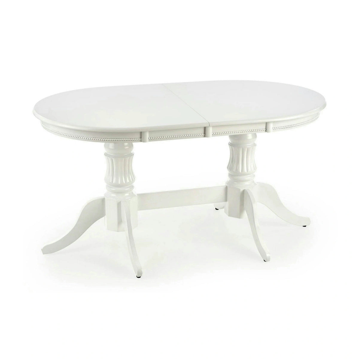 Masa alba vintage JOSEPH, 150/190x90x77 cm