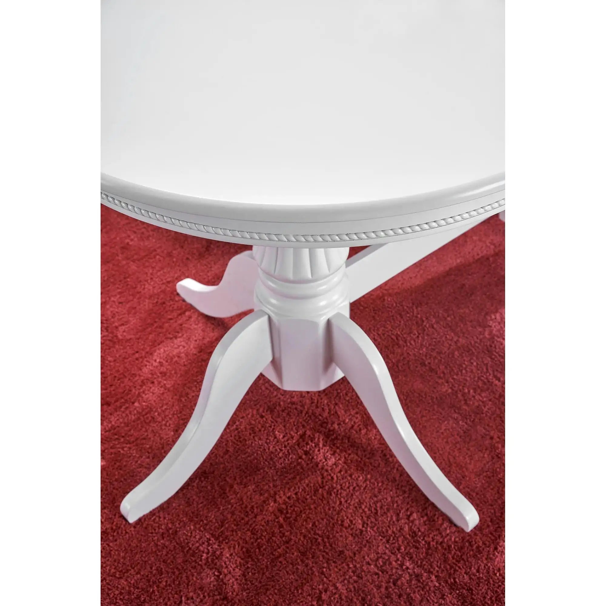 Masa alba vintage JOSEPH, 150/190x90x77 cm