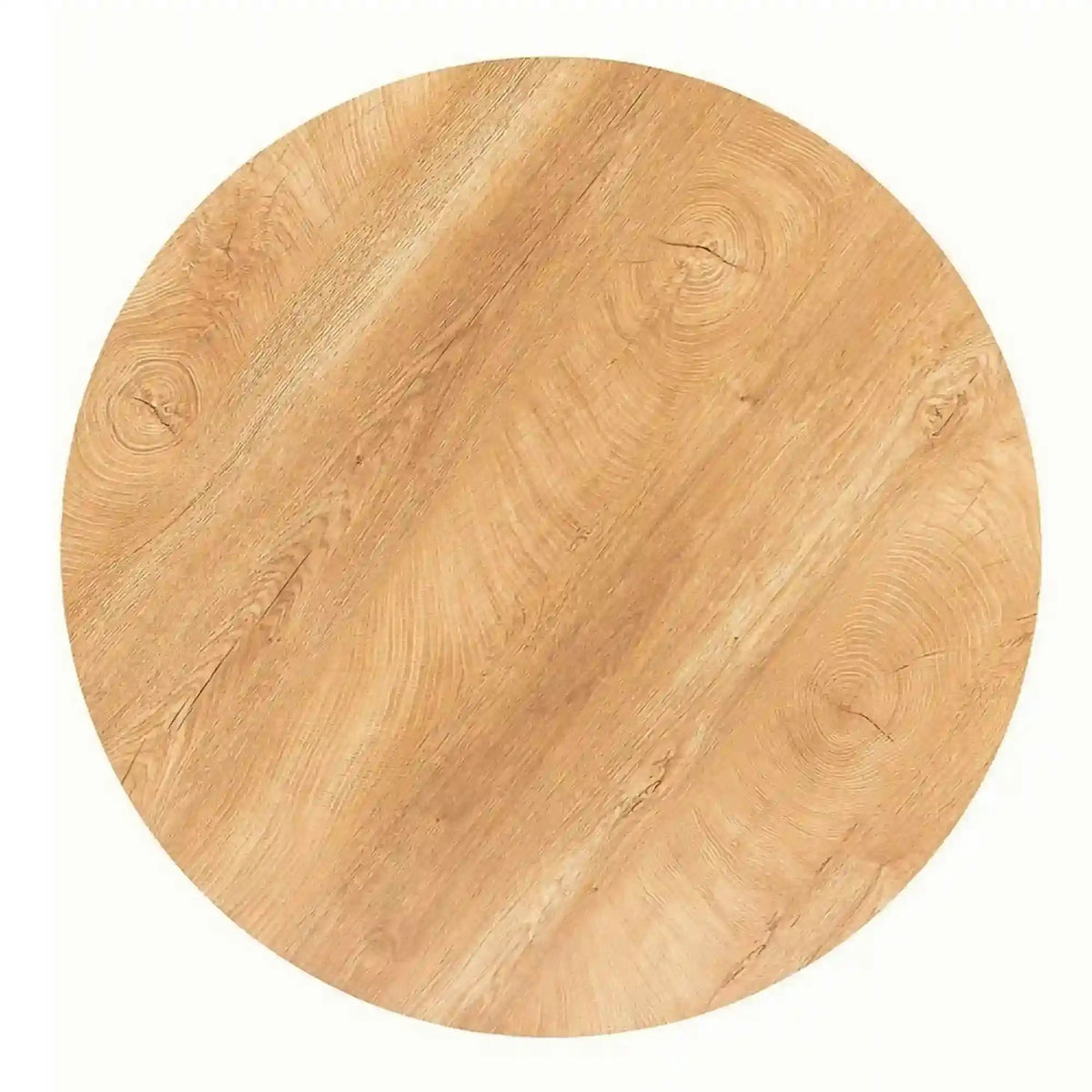 Masa AMADEO II, stejar/negru mat, 90x76 cm