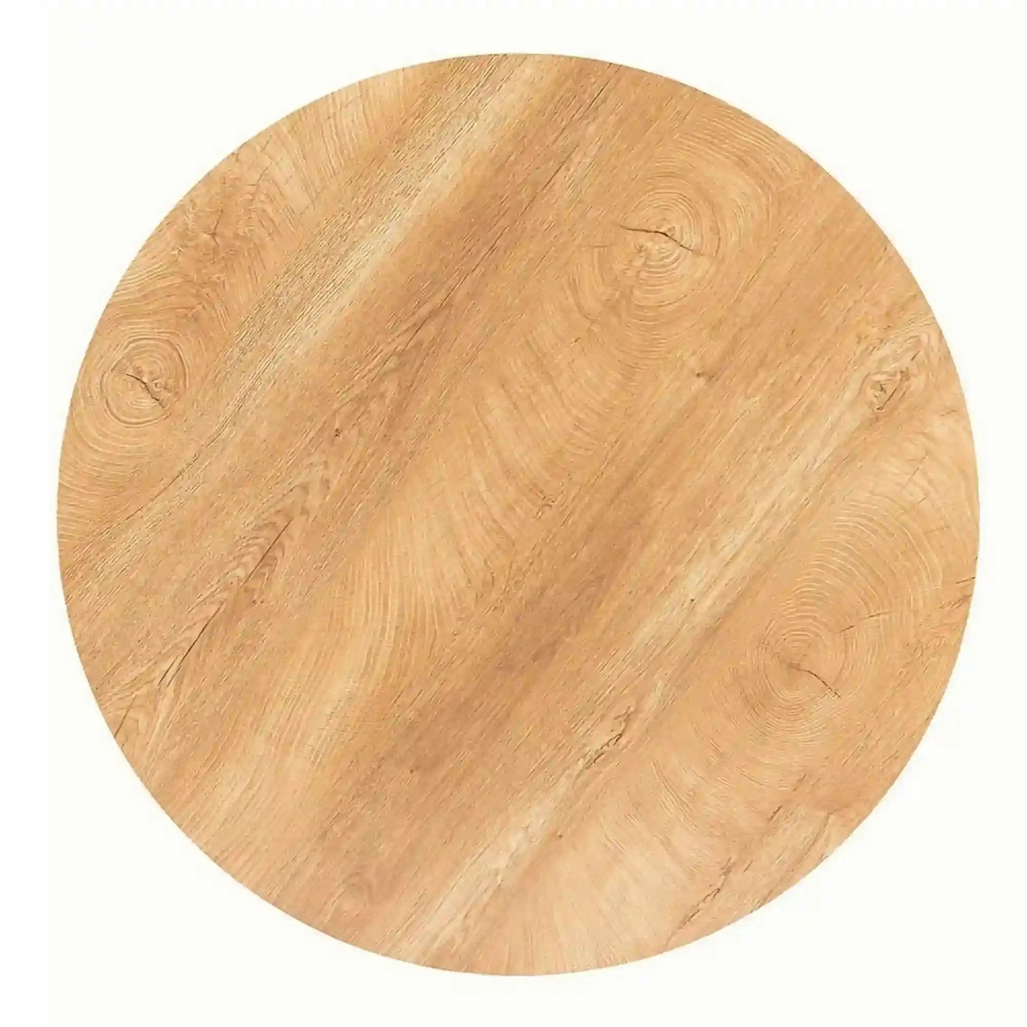 Masa AMADEO II, stejar/negru mat, 90x76 cm