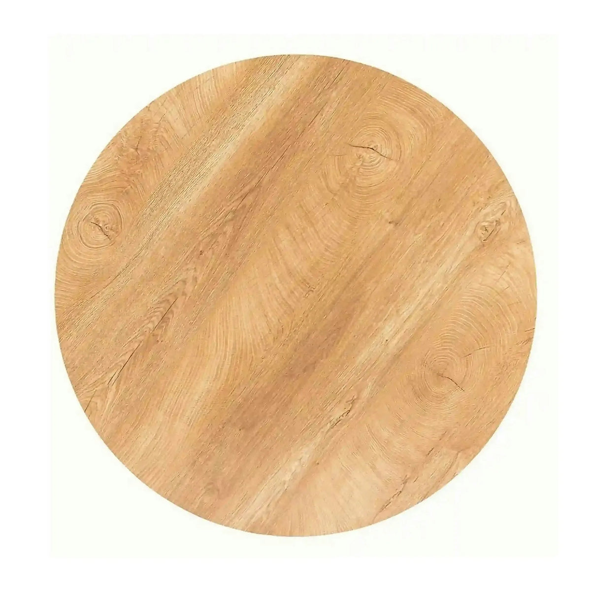 Masa AMADEO II, stejar/negru mat, 90x76 cm