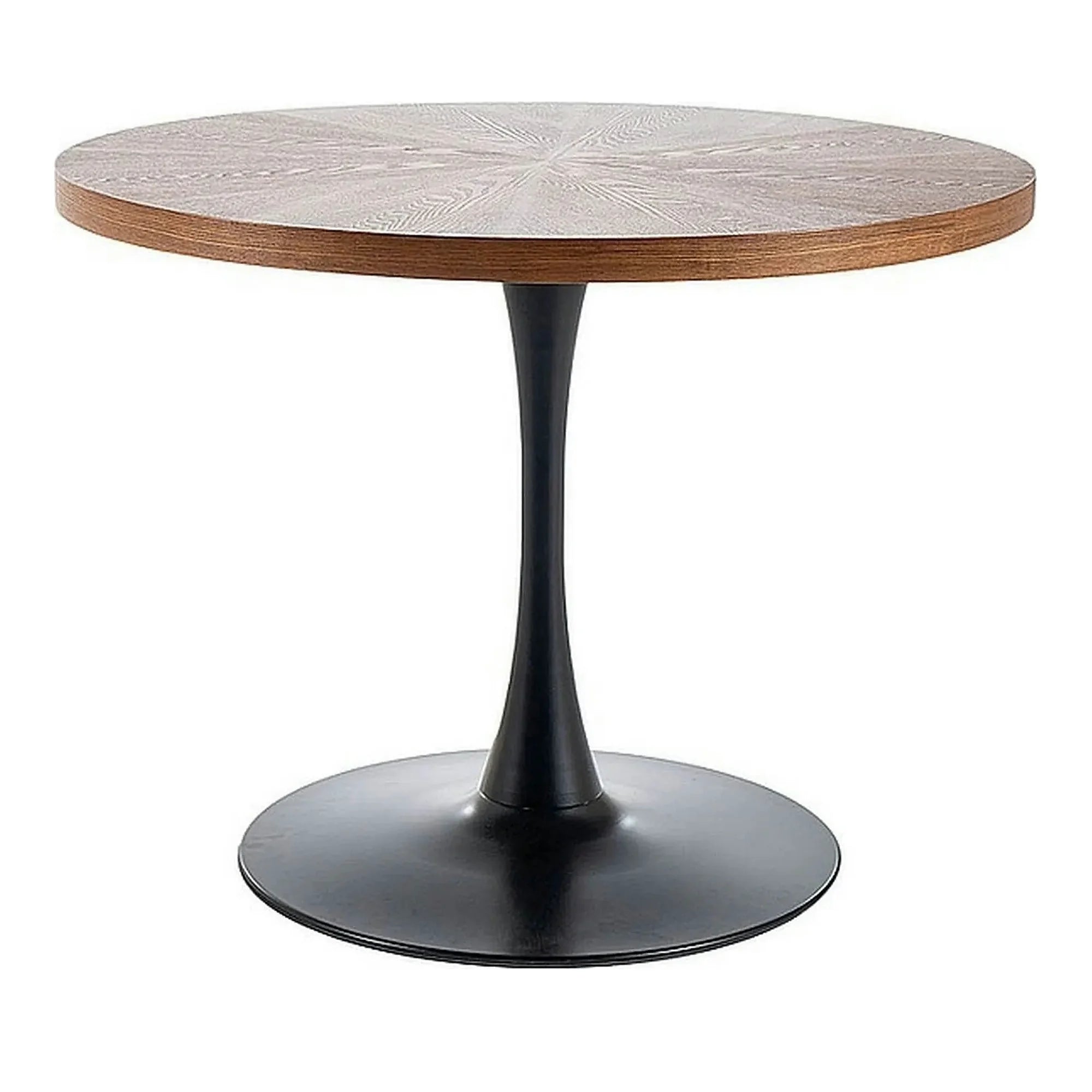 Masa AMADEO, stejar/negru mat, 100x76 cm