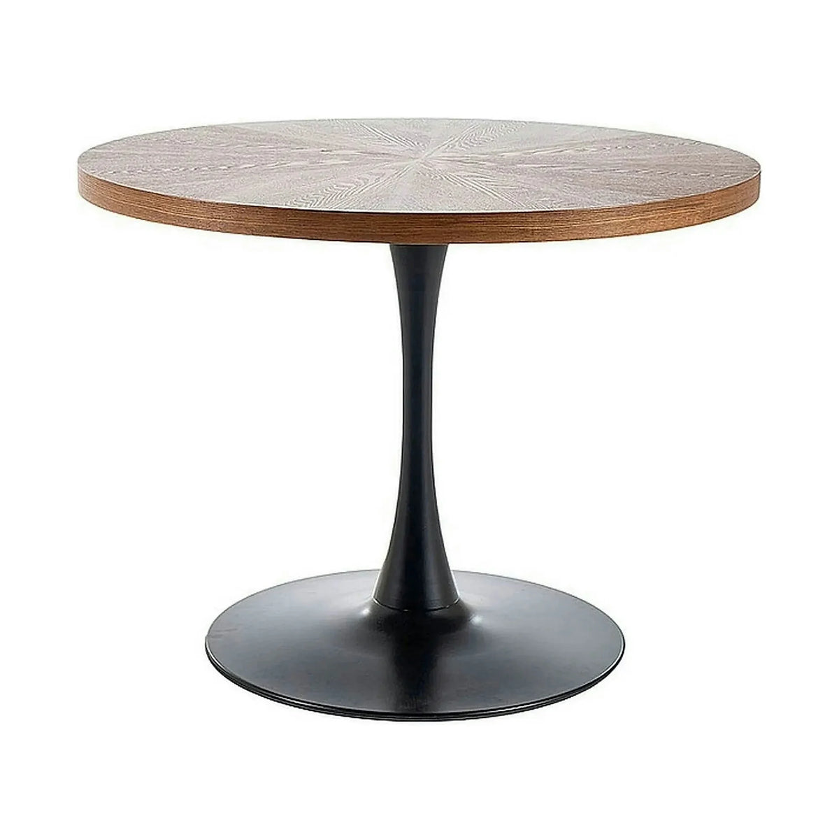 Masa AMADEO, stejar/negru mat, 100x76 cm