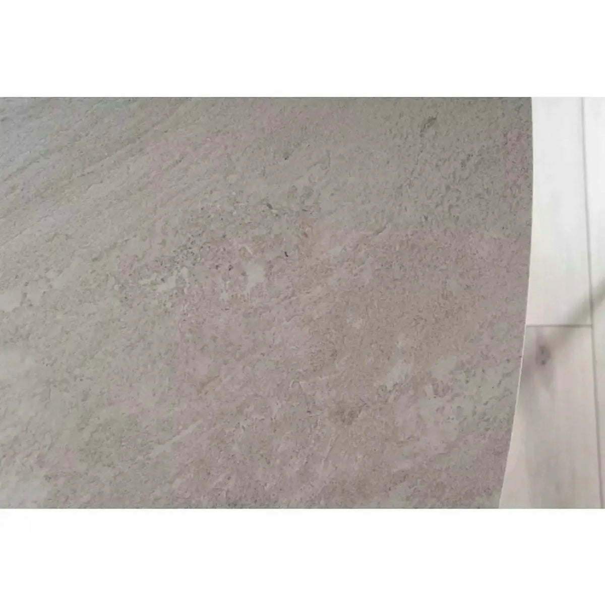 Masa ARMANI, gri cu efect de marmura, 160/220x90x76 cm