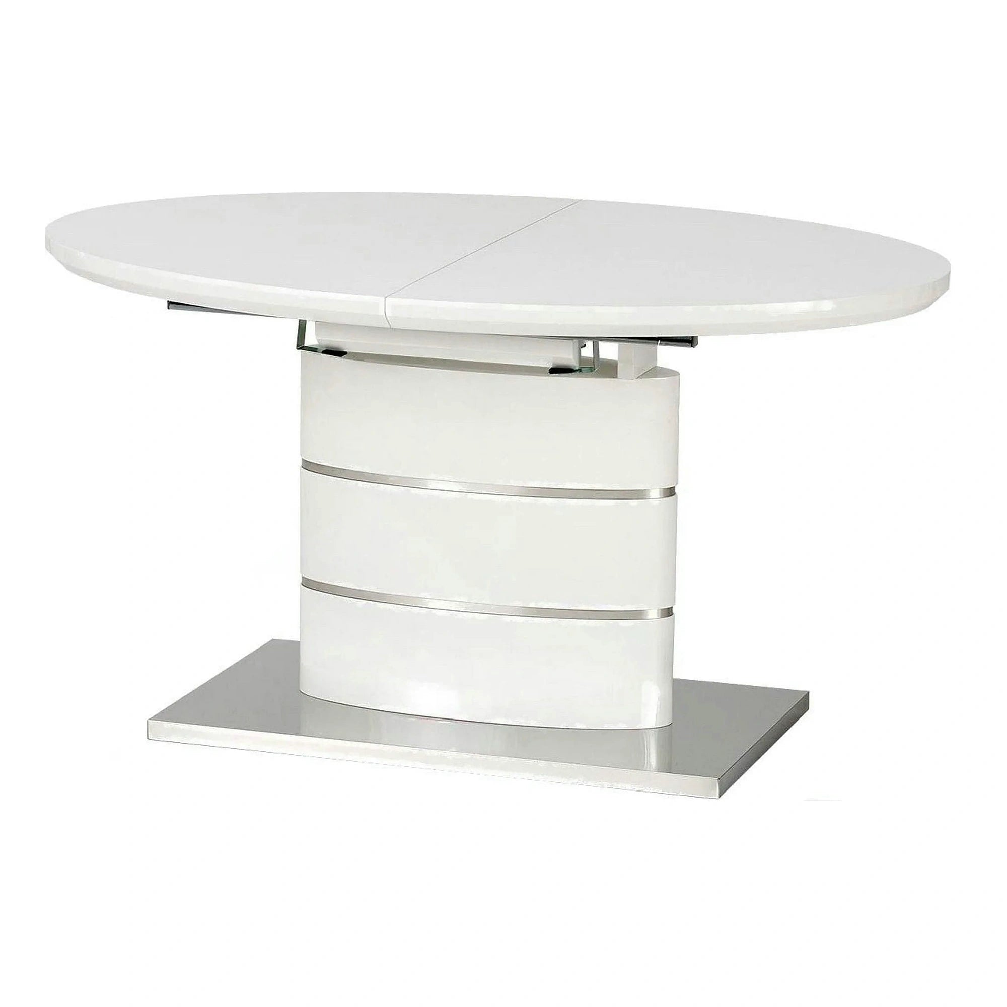 Masa ASPEN, alb, 140/180x90x76 cm