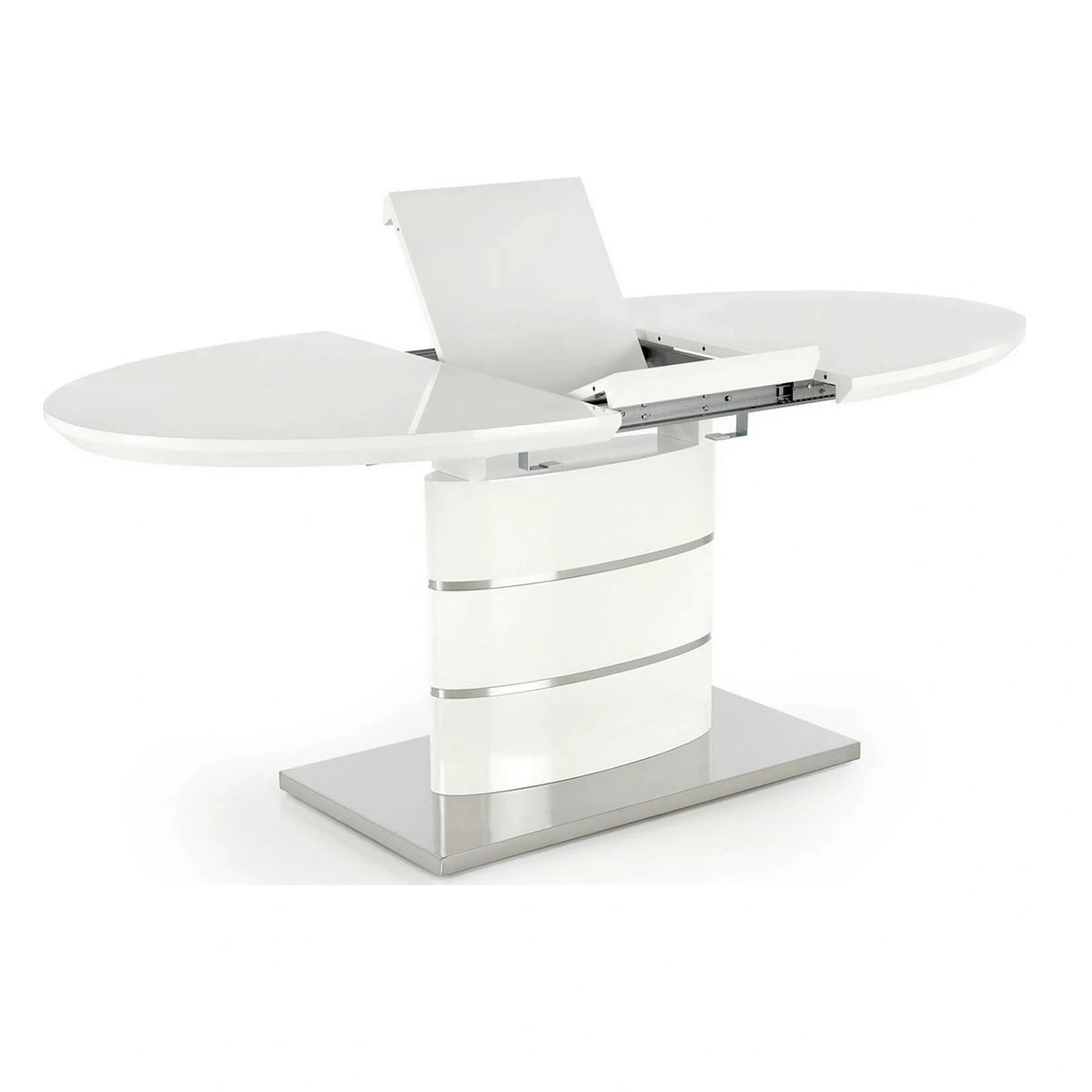 Masa ASPEN, alb, 140/180x90x76 cm