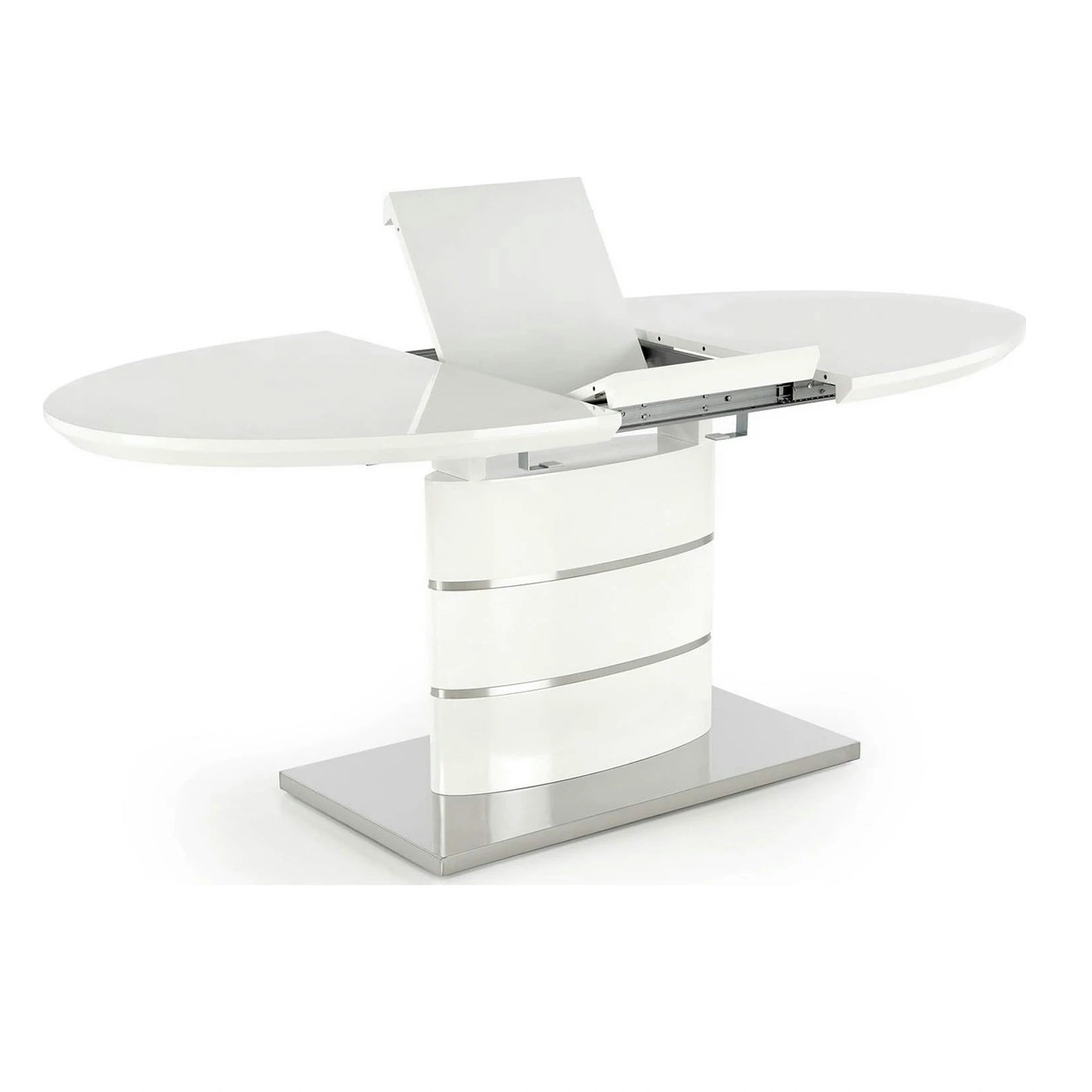 Masa ASPEN, alb, 140/180x90x76 cm