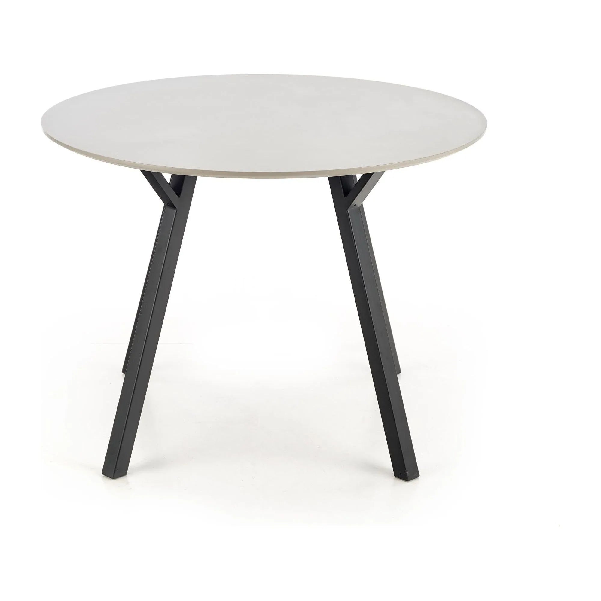 Masa BALROG, negru/gri deschis, 100x100x74 cm