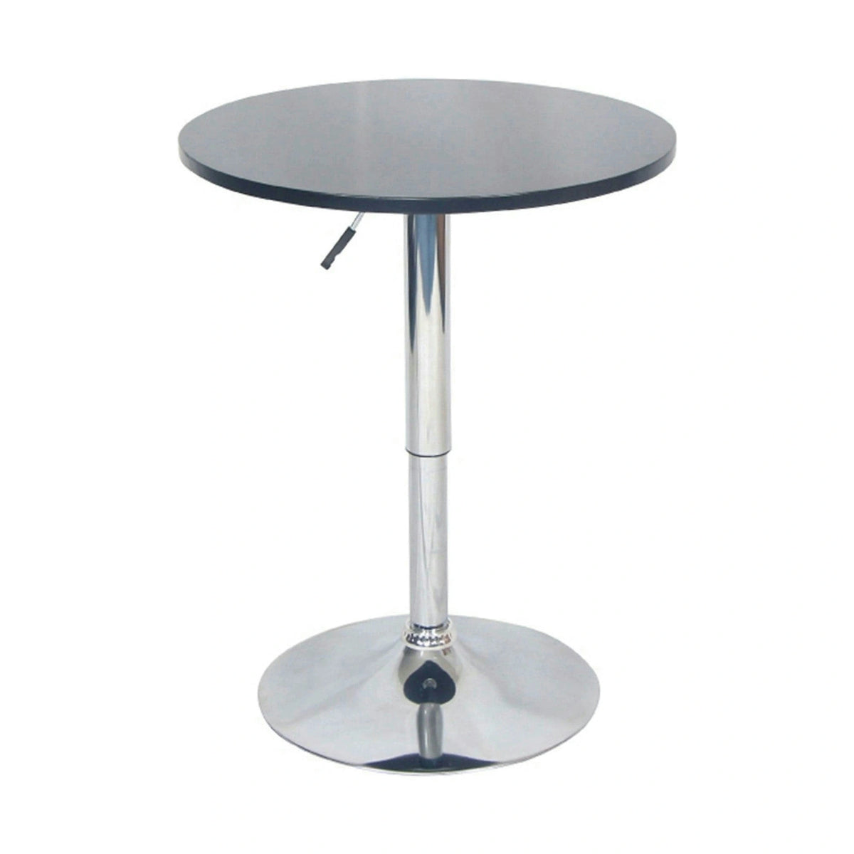 Masa bar BRANY NEW, negru/crom, 60x89 cm