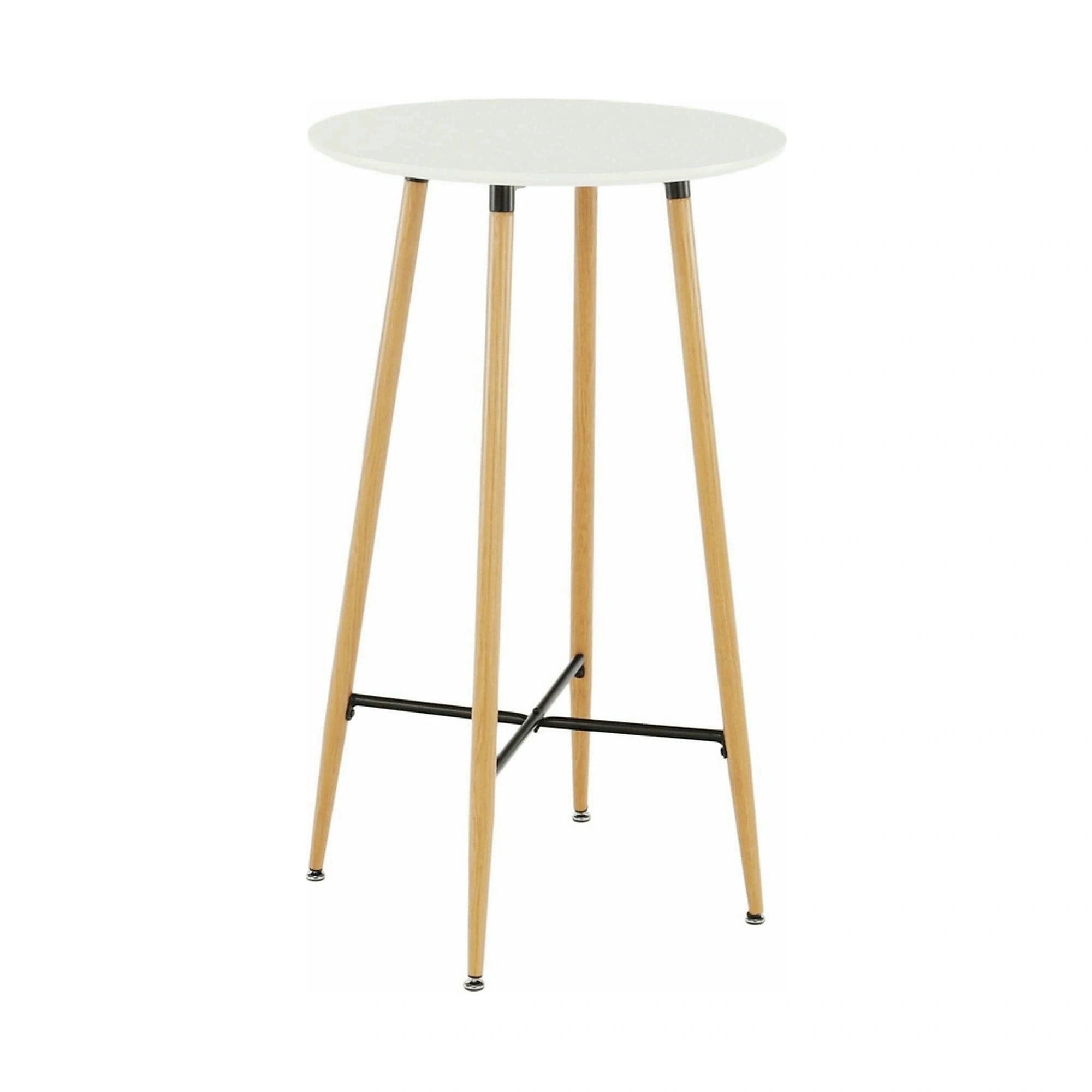 Masa bar IMAM, alb/stejar, 60x102 cm