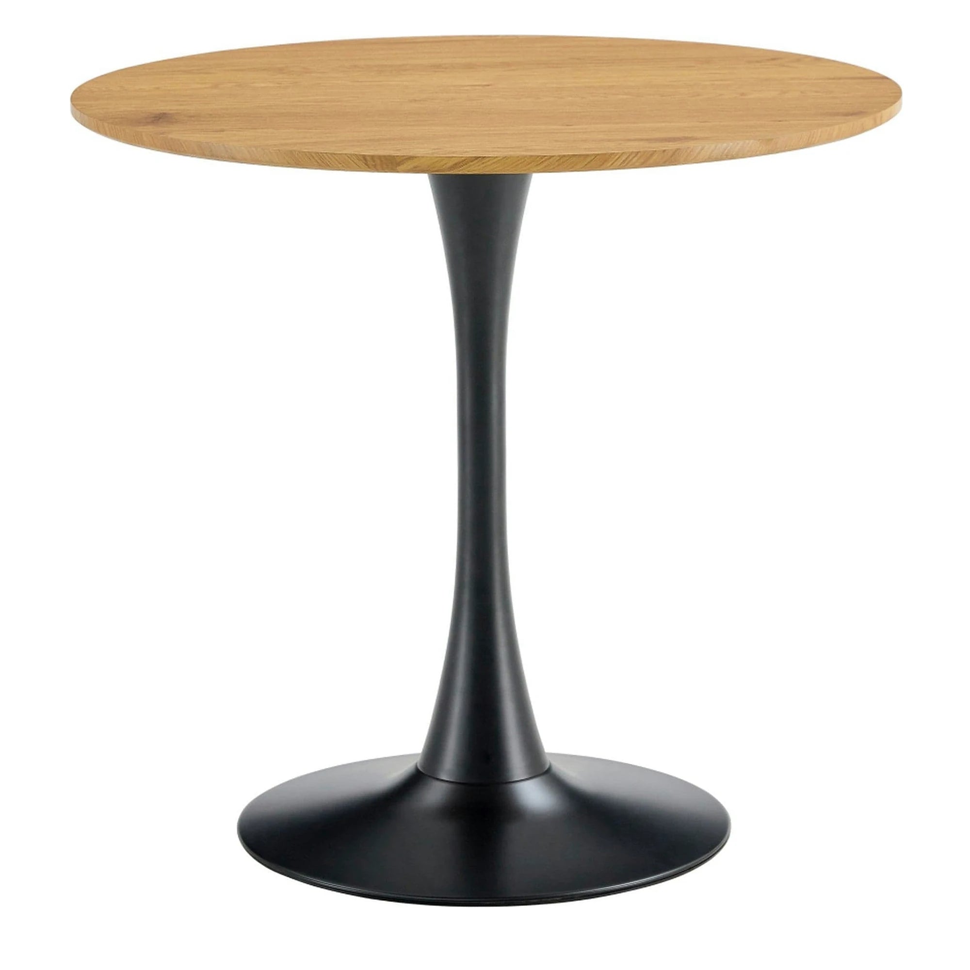 Masa bar REVENTON NEW, stejar/negru, 110x110x74 cm