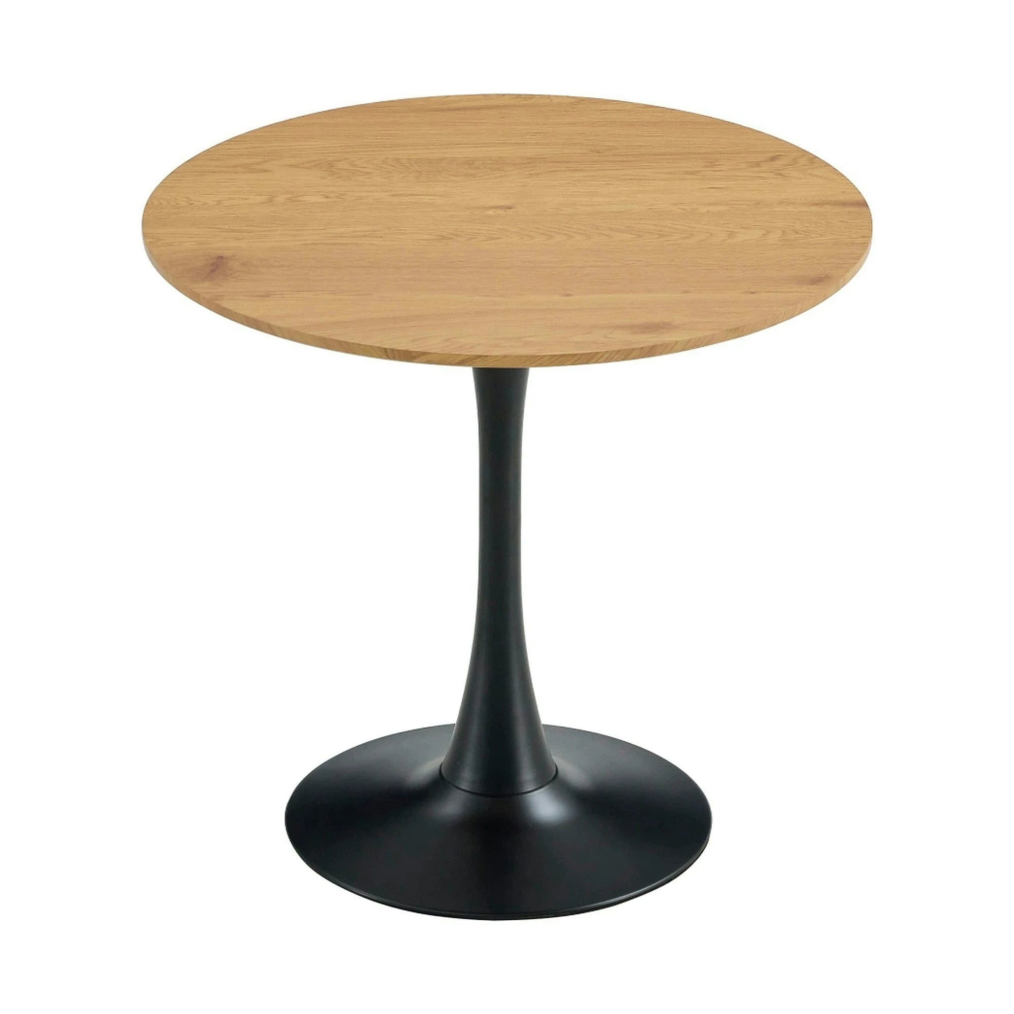 Masa bar REVENTON NEW, stejar/negru, 110x110x74 cm