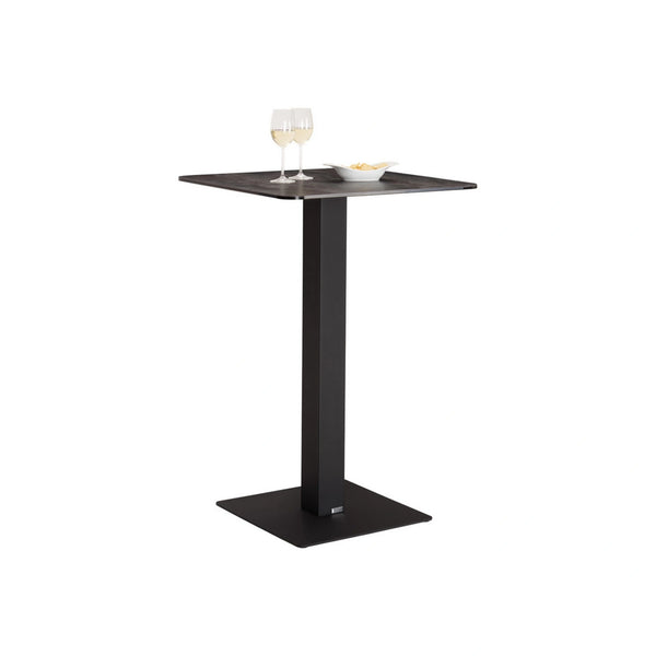 Masa bar SCOTCH, negru, metal, 70x70x105 cm