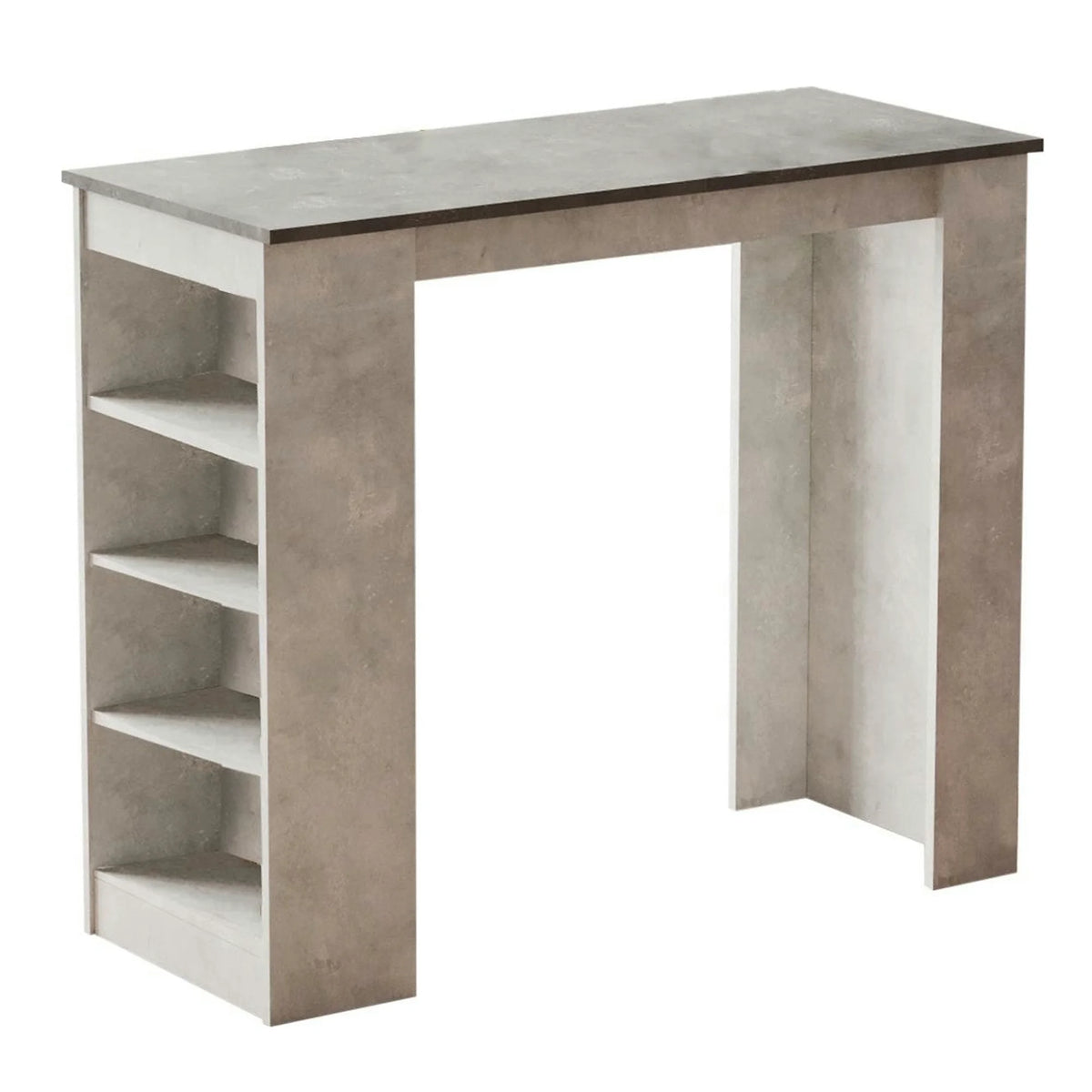 Masa bar ST1 - GT, gri, PAL melaminat, 120x52x102 cm