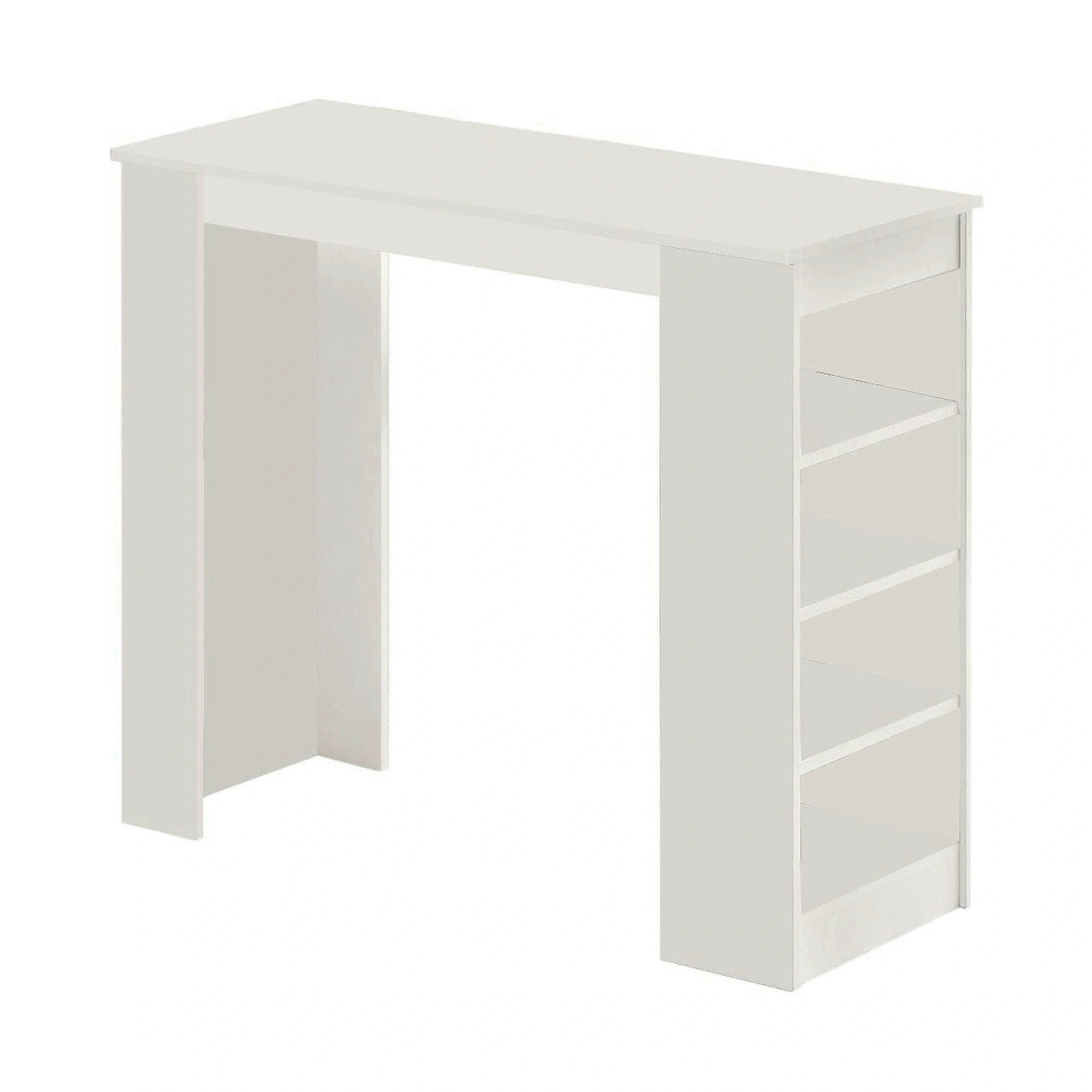 Masa bar ST1 - W, alb, PAL melaminat, 120x52x102 cm