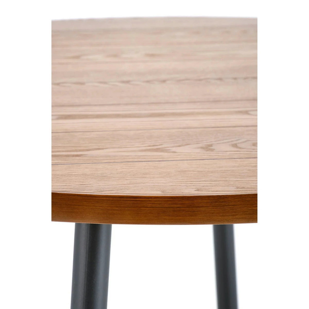 Masa BARRY, nuc/negru, 105x75 cm