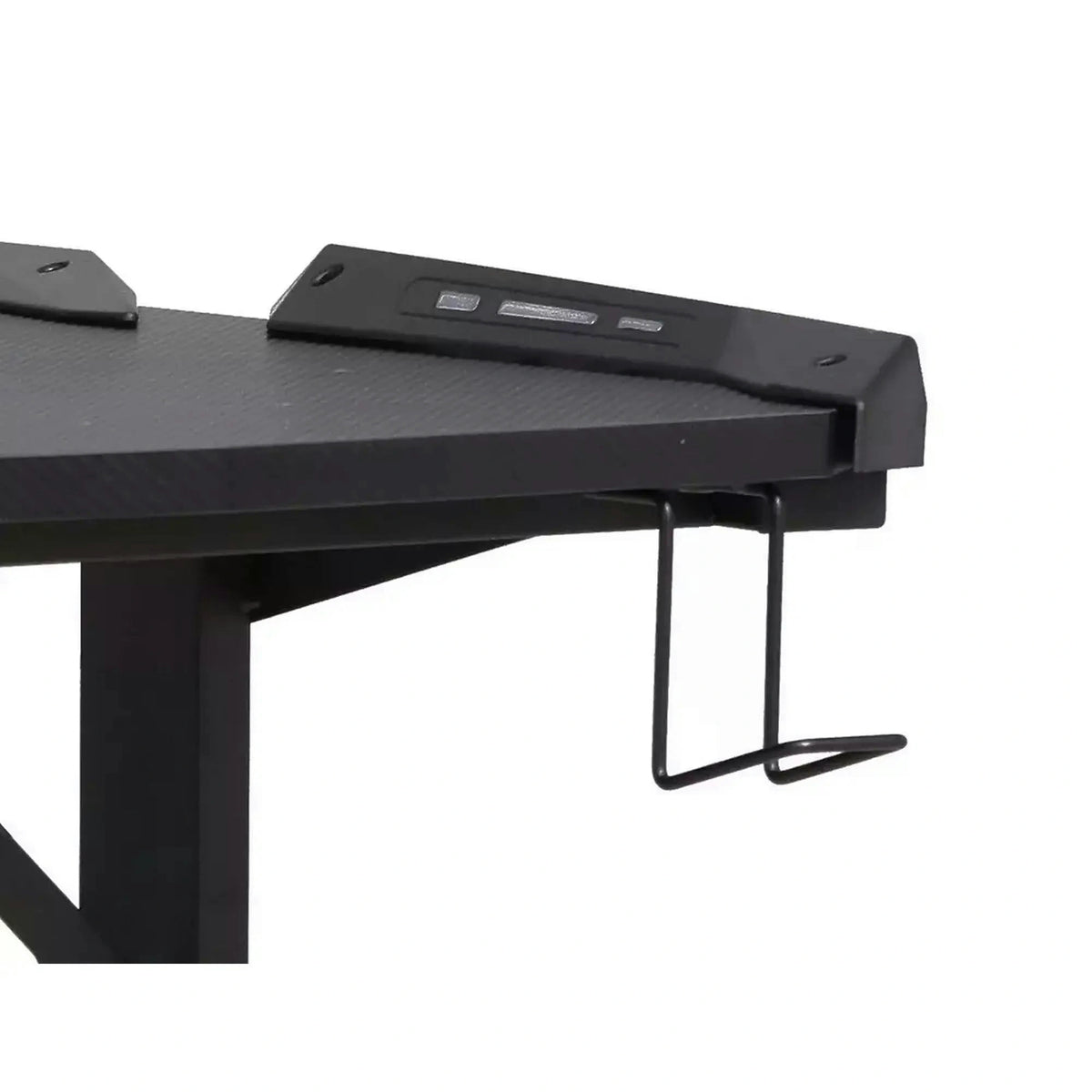 Masa birou B-216, negru, PAL/metal, 120x60x76 cm