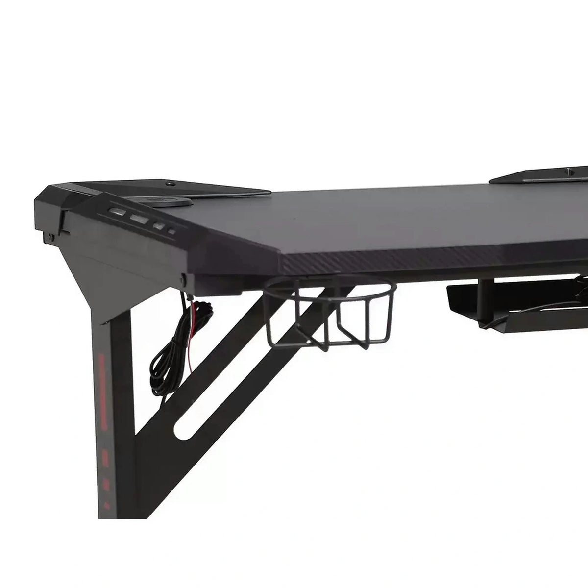 Masa birou B-216, negru, PAL/metal, 120x60x76 cm