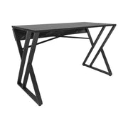 Masa birou GYZA, negru, PAL melaminat, 120x60x75 cm