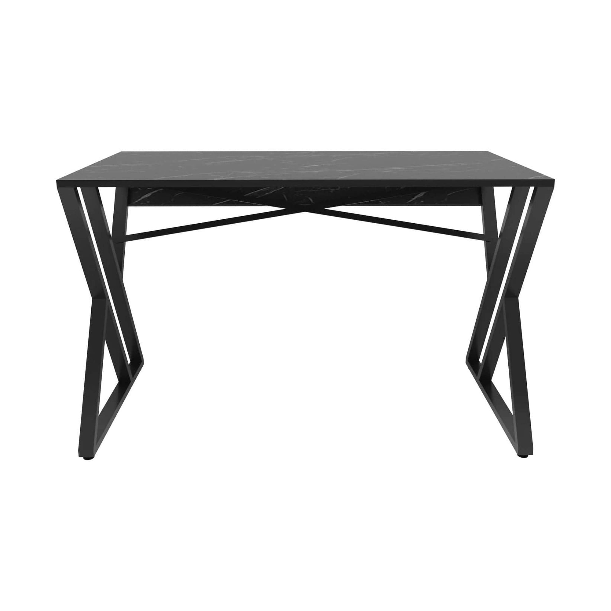 Masa birou GYZA, negru, PAL melaminat, 120x60x75 cm