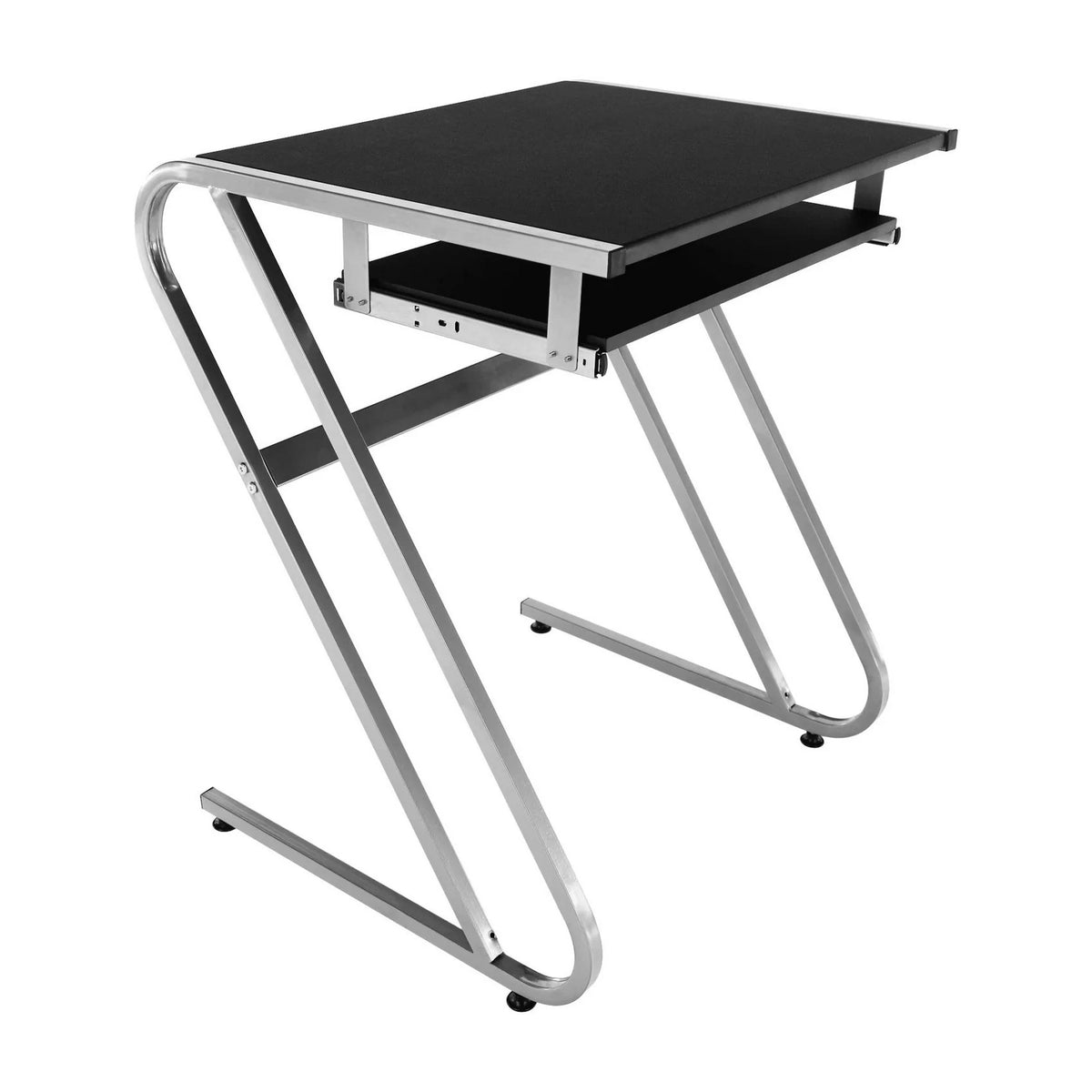 Masa birou JOFRY, negru/gri, metal, 60x54x75 cm